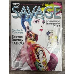 tattoo savage magazine january 2013 sealed‎ earmageddon 2012 body art culture
